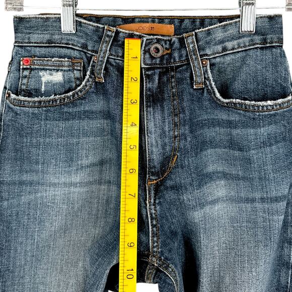 Joe's The Debbie Blue Distressed High Rise Straight‎ Leg Ankle Jeans Size 24 - Picture 8 of 9